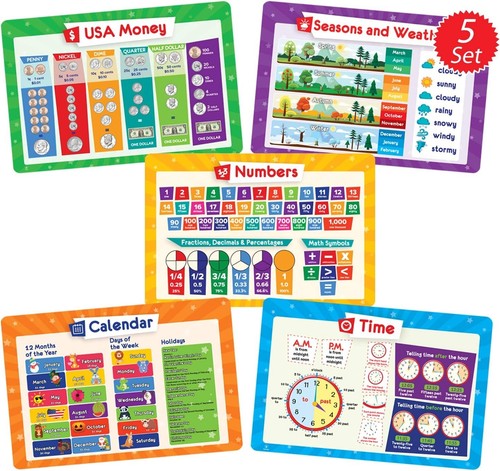 Educational placemats for - 5,