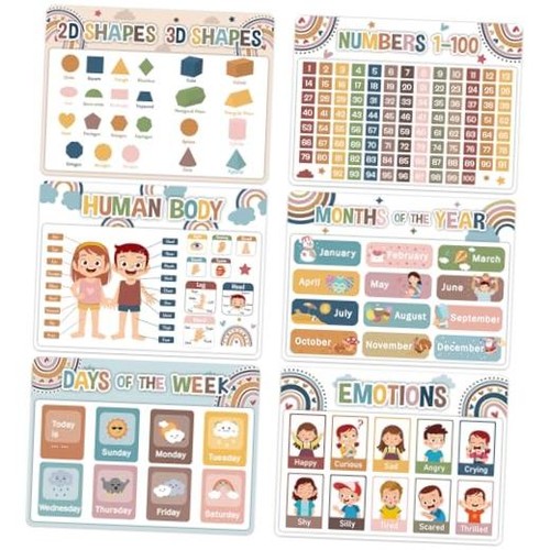 Preschool placemats set - placemats, 6