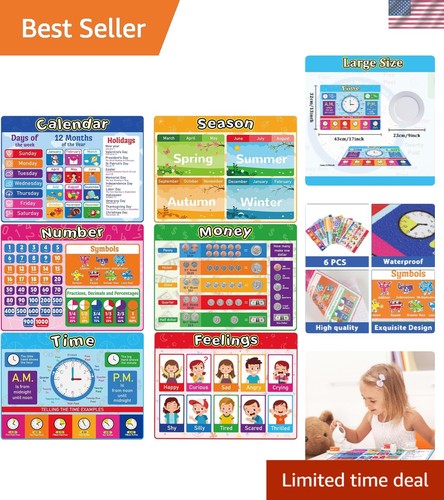 Educational plastic placemats - educational,