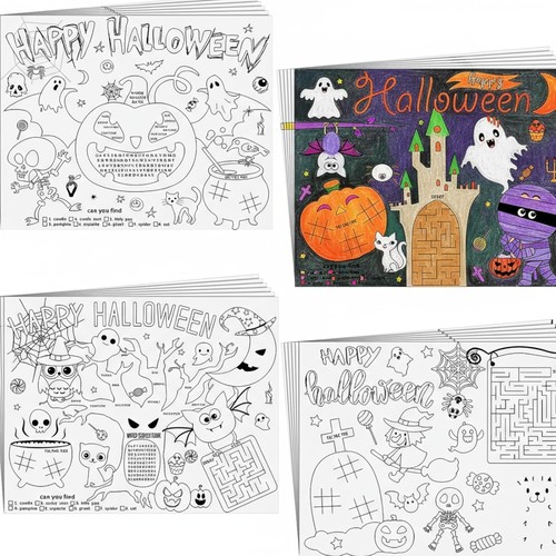 Halloween kids coloring - kids,
