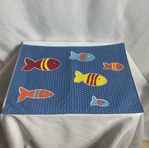 Set colorful fish - set, blue