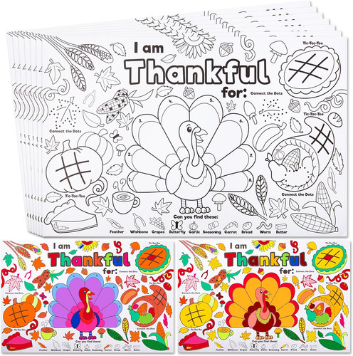 Pcs thanksgiving coloring - 24,