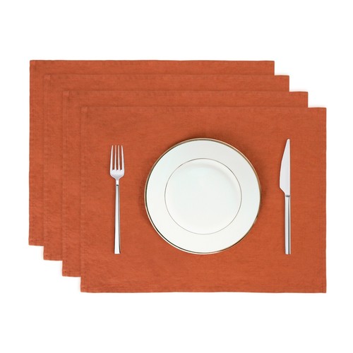 Linen placemats 18 inch - linen,