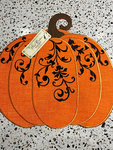 Set pumpkin placemats - a,