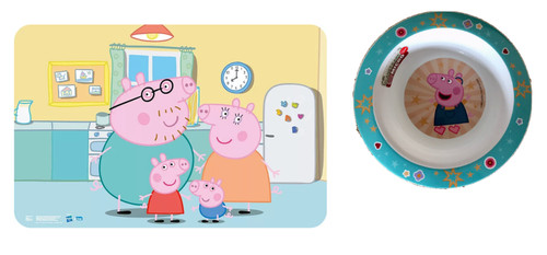 Placemat peppa pig - placemat,