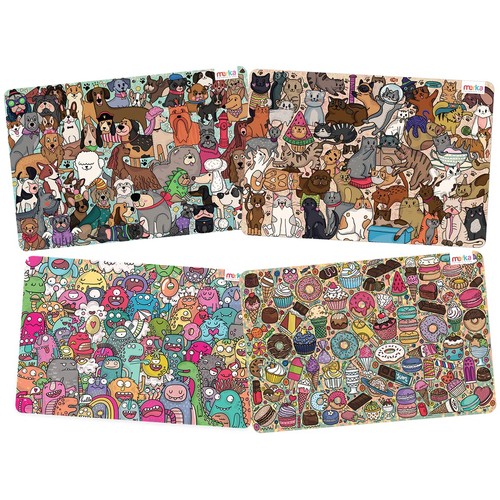 Merka kids table placemats - table, set