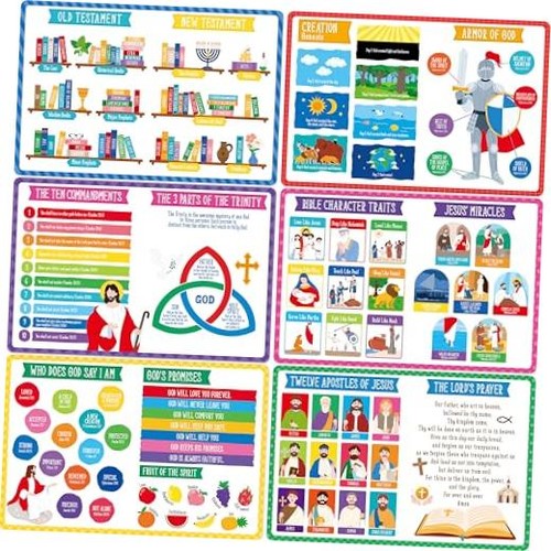 Pack placemats for kids - 6,