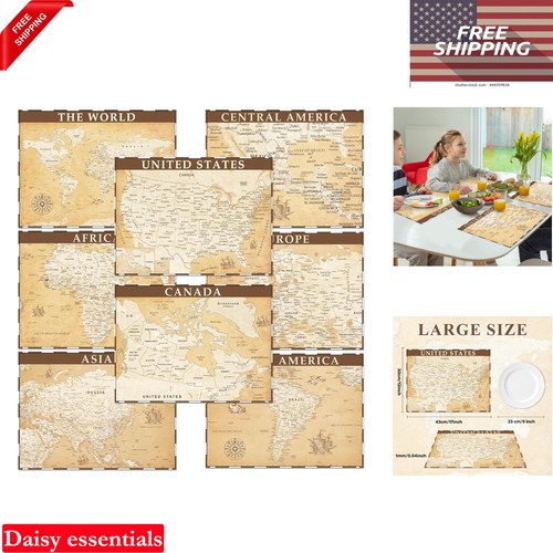Vintage world map - world,