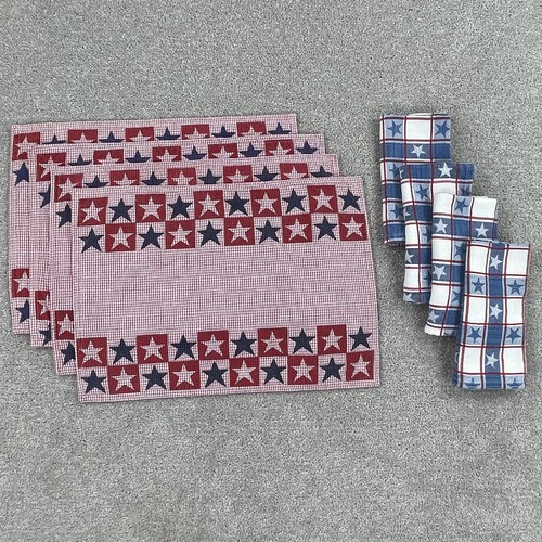 Patriotic star placemats - star,