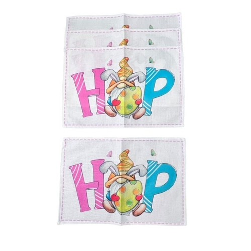 Easter bunny gnome hop table - gnome,