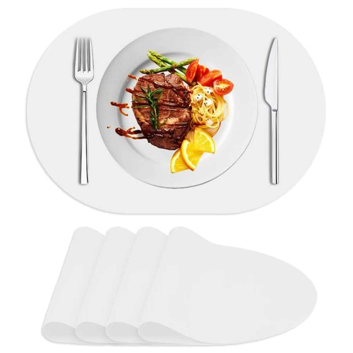Oval silicone placemat set - silicone,