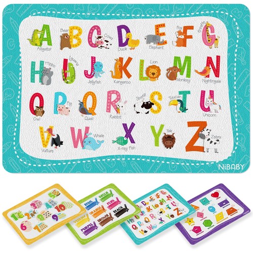 Nibaby pcs kids placemats - pcs,
