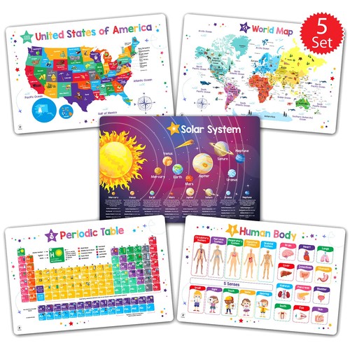 Educational placemats for - educational,