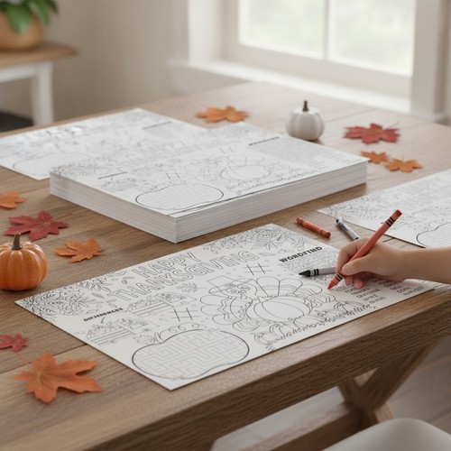 Creative thanksgiving place - thanksgiving,