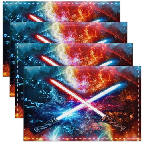 Lightsaber placemats set 4 - placemats,